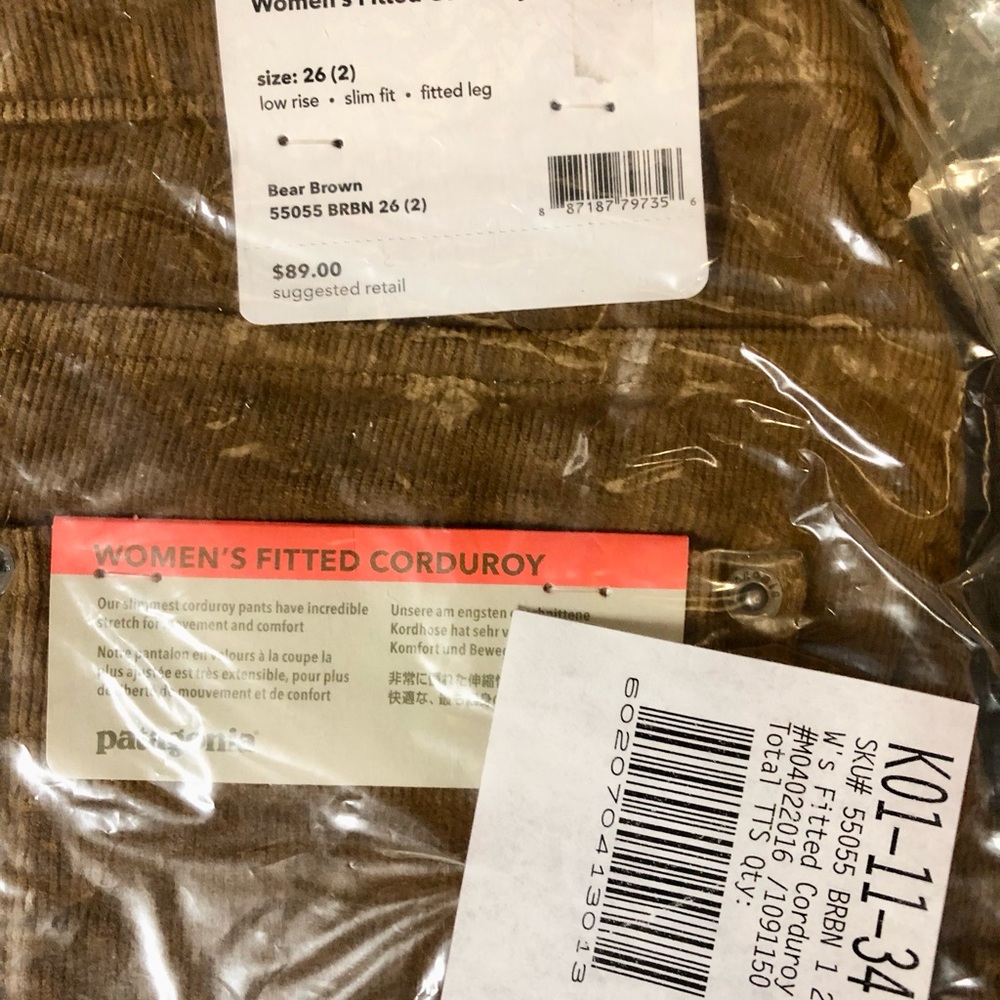 Patagonia Women’s Corduroy Pants - Brown